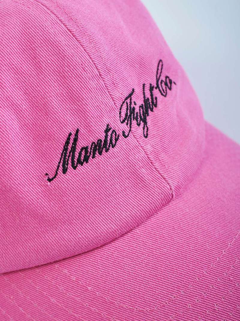 MANTO Dad Cap italic- pink